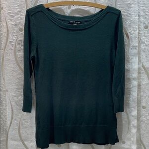 Cable & Gauge Forest Green Knit Sweater